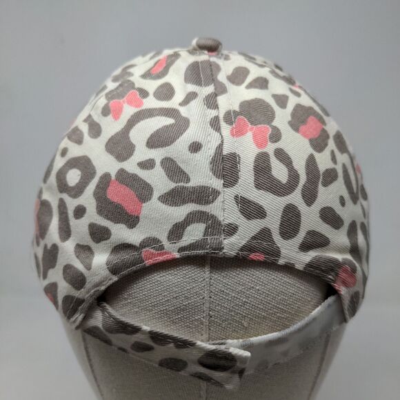 Disney Junior Girl's Minnie Mouse Strapback Hat Multicolor OS Leopard Print - Picture 6 of 9